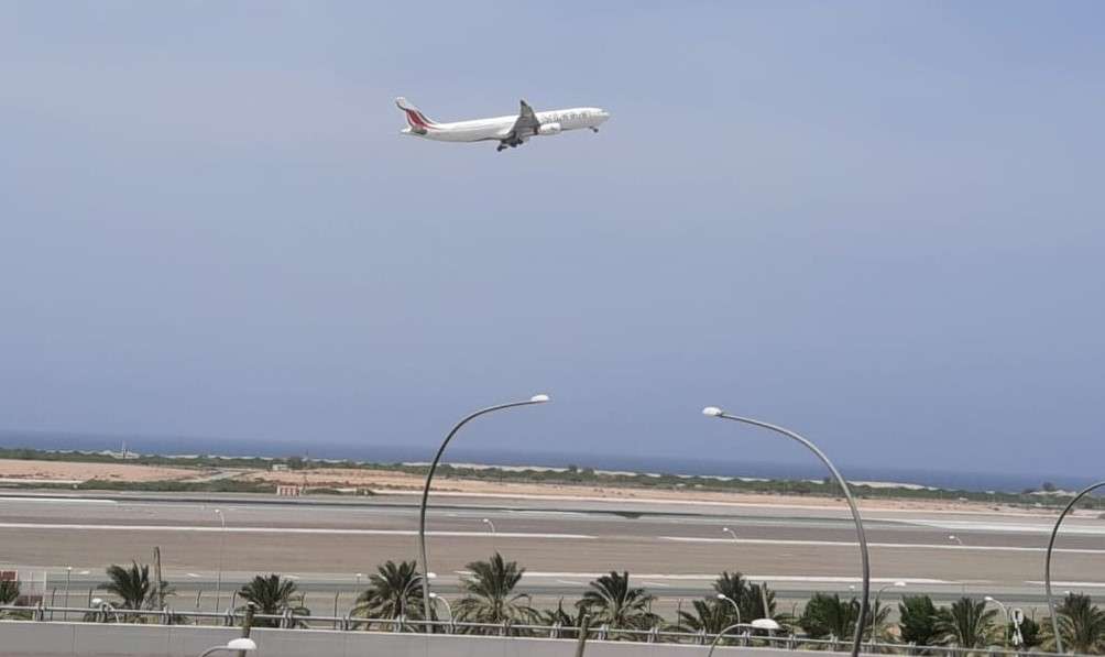 UL 206 carrying 296 passengers took off from Muscat International Airport leading to Bandaranaike International Airport