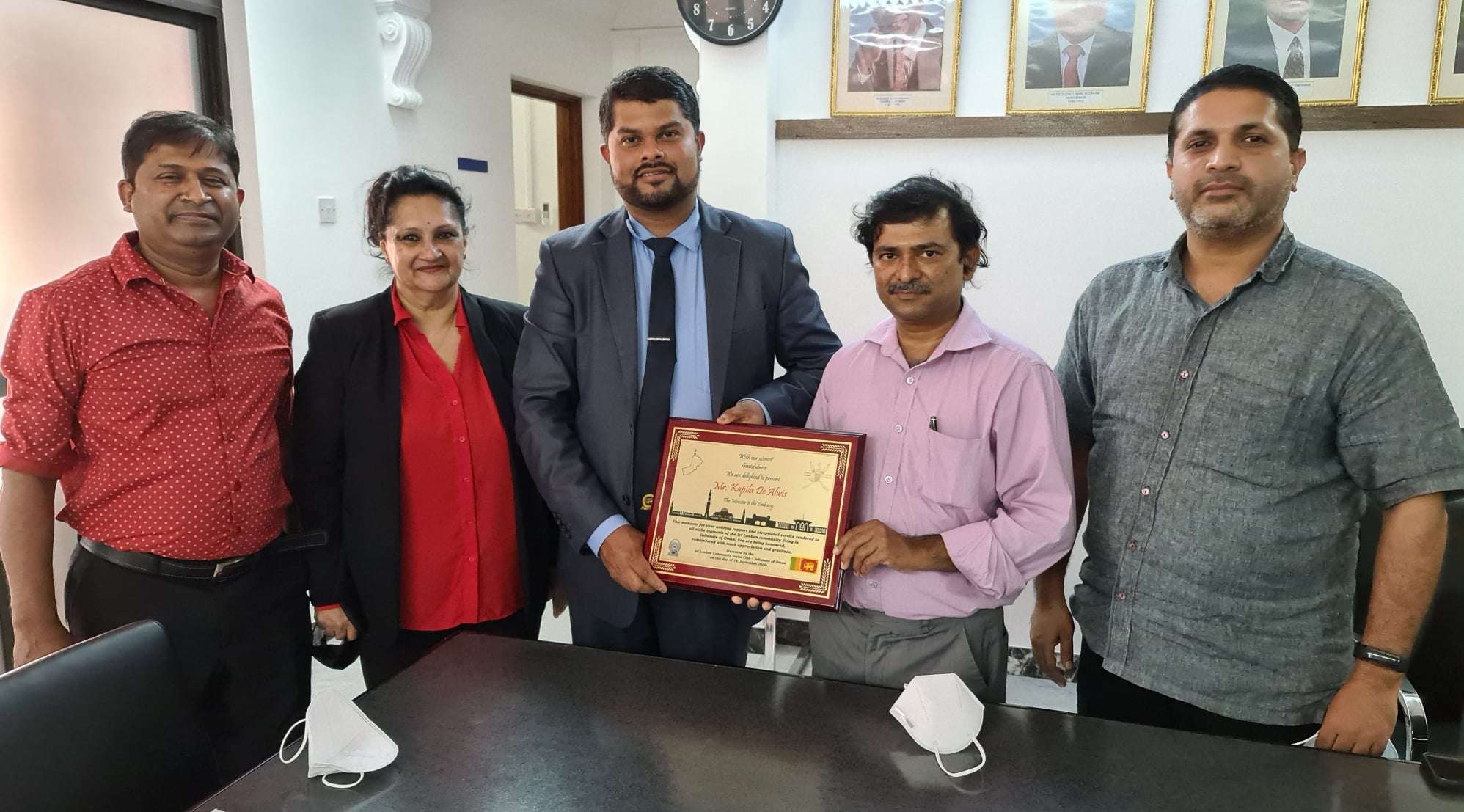 Bidding farewell to outgoing Minister to the Embassy Mr. Kapila Sanjeewa De Alwis