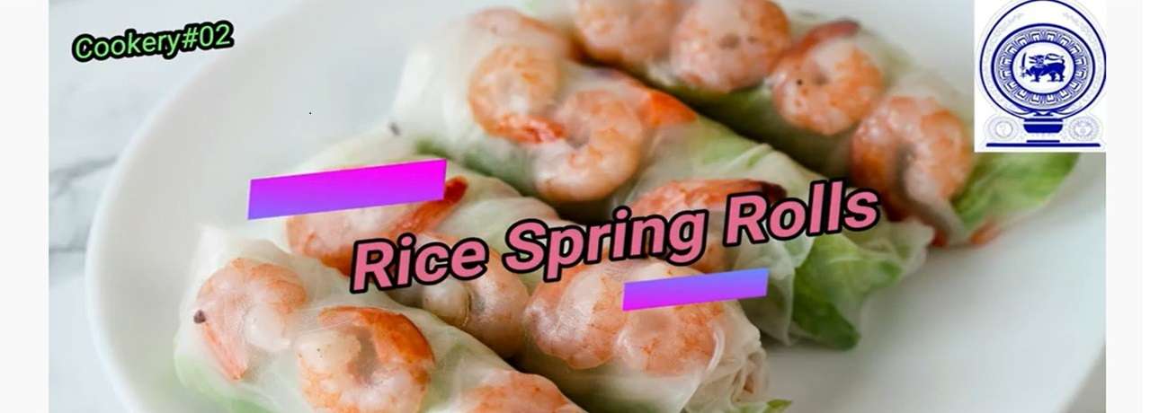 Home Made Rice Spring Rolls - SLCSC's COVID19 Stress Relief efforts for those who are in home quarantine